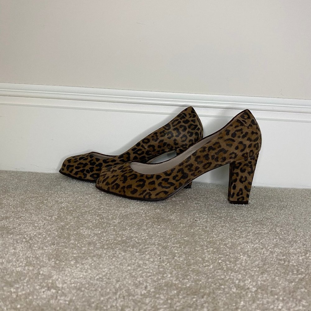 Taryn Rose Peeptoe Leather Heels